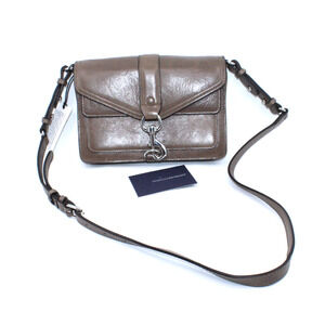 B0 New REBECCA MINKOFF Hudson Motto Crossbody Handbag Bag $198